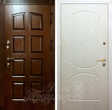 Металлическая дверь МДФ №123 в Дрезне